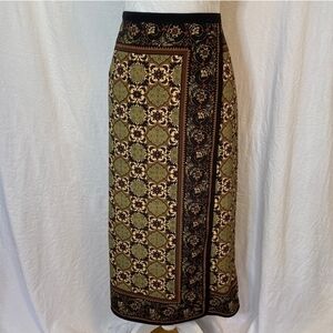 Sag Harbor petite faux wrap skirt